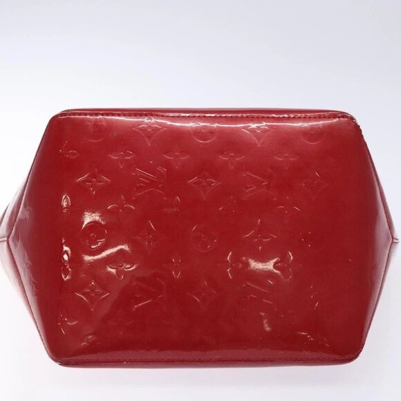 LOUIS VUITTON Monogram Vernis Bellevue PM Bag Pomme D'amour M93583 Auth 129638 - Picture 7 of 16